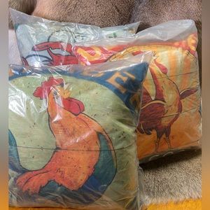 Darrell Designs 18” throw pillows
